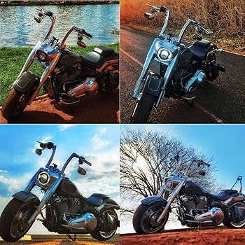 Amazon.com: 8mm Chrome Motorcycle Rearview Side Mirrors For